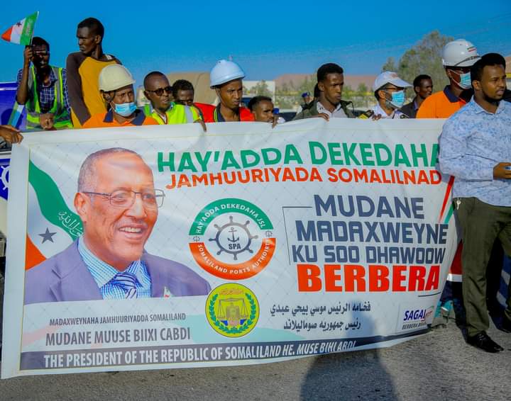 Soo dhawaynta Madaxweynaha Somaliland Muuse Biixi Cabdi ee Berbera 2021