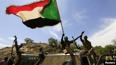 Sudan Military in border between Ethiopian