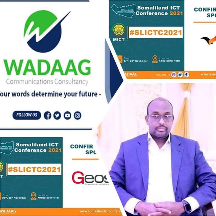 Wasiirka Isgaadhsiinta Somaliland iyo Adeegyada Wasaaraddu Lacagta ku qaadday 2021